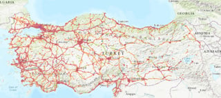 Cobertura de Internet móvil de Turk Telekom